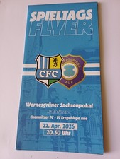 Spieltagsflyer chemnitzer - spieltagsflyer, fc