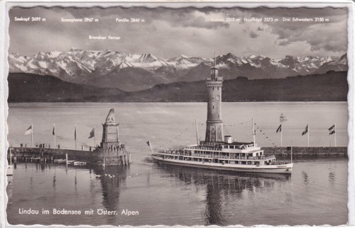 Ansichtskarte lindau bodensee - ansichtskarte, lindau/bodensee