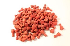 Spielsteine Kegel Spielfiguren Ersatz Holz 30er 40er Jahre ca. 100 Stück rot