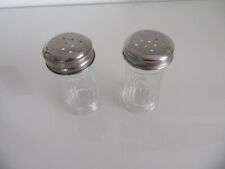 2 Stück Salz- und Pfefferstreuer, Glas- Salzstreuer, 9 cm (1)