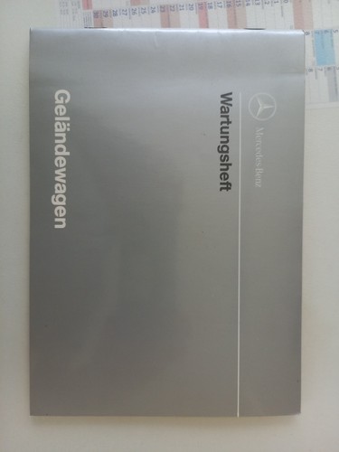 Neues wartungsheft mercedes - neues,