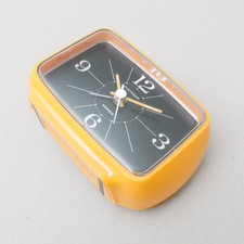 Siemens Electronic Wecker Uhr Tischuhr batteriebetrieben 70er Jahre