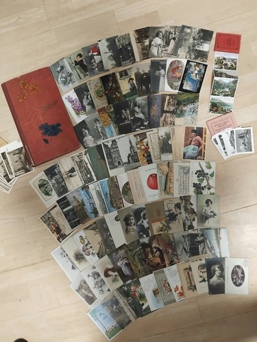 Altes postkartenalbum 100 - altes,