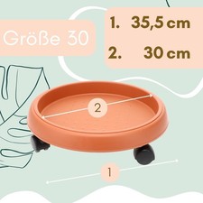 Pflanzenroller rund Rollbrett Pflanze Blumentopf Untersetzer Rollen Blumenroller