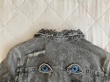 H&M Jeans Jacke schwarz /