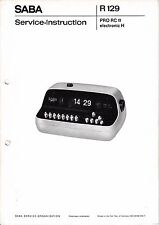 Service Manual-Anleitung für Saba PRO RC 11 Electronic H 