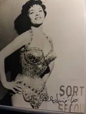 GINA LOLLOBRIGIDA Original Autogramm 20x25 Großfoto Top Portrait