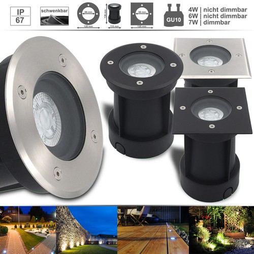 Led ip67 bodeneinbauleuchte - led,