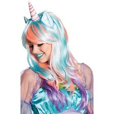 Einhorn Perücke mit Ohren /