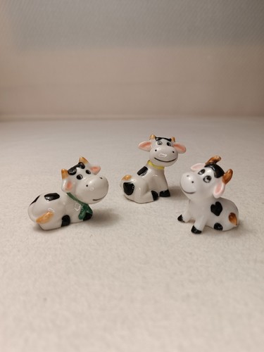 Porzellan kuh figuren - porzellan,