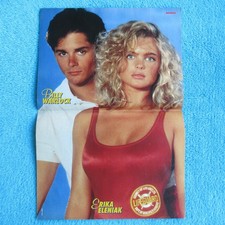 BAYWATCH Erika Eleniak Billy Warlock POSTER BRAVO 2 Seiten 1990er ABBA