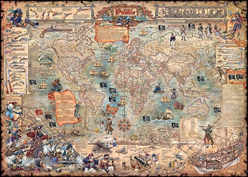 Puzzle weltkarte der - t.),