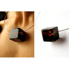 Anhänger Sterling Silber 925 Bernstwein Amber Neu Geschenk Unisex Neu