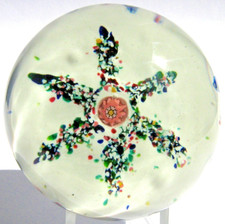Briefbeschwerer Paperweight FRANKREICH BELGIEN FACTORY 11 Millefiori Star
