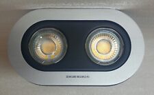 Decken-Einbauleuchte Einbau Doppel Strahler GU10 MASSIVE HEZE  (ohne LM)