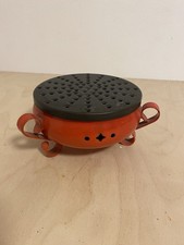 Emaille Stövchen Rot Vintage