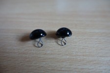 Augen, Glas, 1 Paar, schwarz