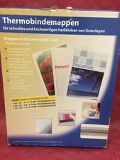 ☀️? A4 50 Thermobindemappen Bindemappen klares Deckblatt ?☀️