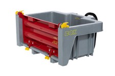 Rolly Toys Anhänger Traktoranhänger + Kippfunktion grau/rot für Kinderfahrzeuge