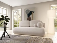 Bouclé sofa schlaffunktion - bouclé,