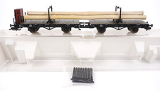 Fleischmann H0 5723 K Drehschemelwagen Holztransport DR - Unbespielt - ZY2506