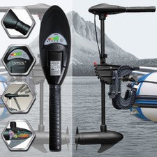 INTEX 12V Aussenborder Elektromotor Bootsmotor Aussenbordmotor 420W 40LBS