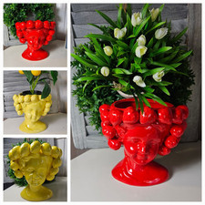 Deko Blumenvase Vase Zitronen