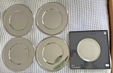 4 WMF Schwere Platzteller Rund 33 cm Ø EP Versilbert