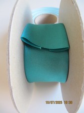 Doppelschrägband Satin Grün, 40 mm breit,  doppelt gefalzt, Kantenband