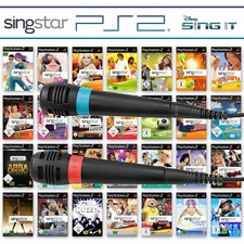 PS2 / PlayStation 2 SingStar Mikro ? Micro & Spiele-Wahl - Karaoke-Party Spaß