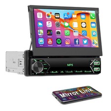 7" 1DIN Flip Autoradio Touchscreen Bildschirm Bluetooth USB SD MP5 Player Radio