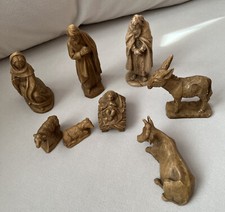 Krippenfiguren aus Holz -