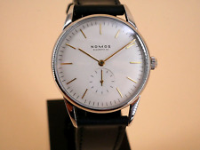 Nomos Glashütte Orion 101 Sekunde Stahl Full Set 2000 Uhr Handaufzug Bauhaus