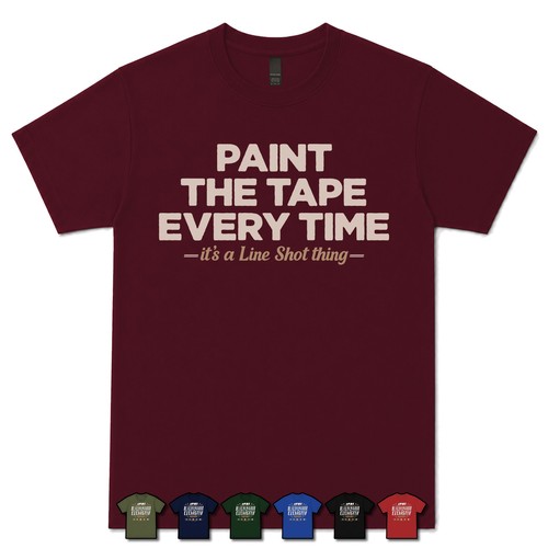 Paint the tape every - paint,
