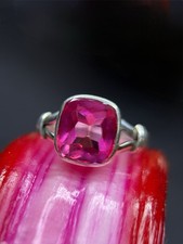 Vintage Ring Silber Rubin