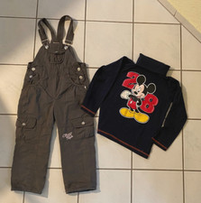 Hose Latzhose 104 Pullover Rollkragenpulli 8 Disney Micky Mouse
