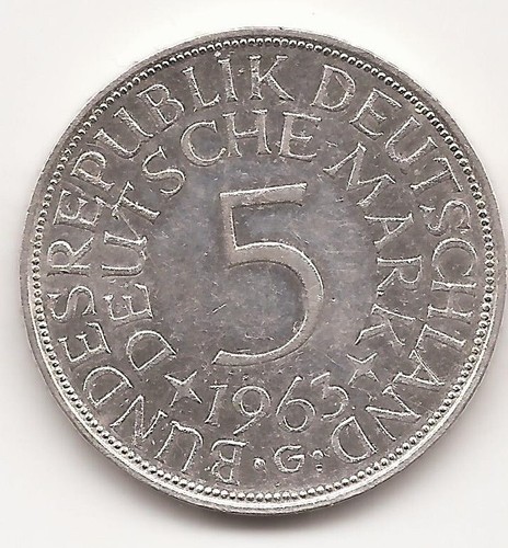 Brd 1963 karlsruhe - dm,