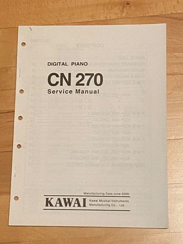 Kawai 270 service manual - ,