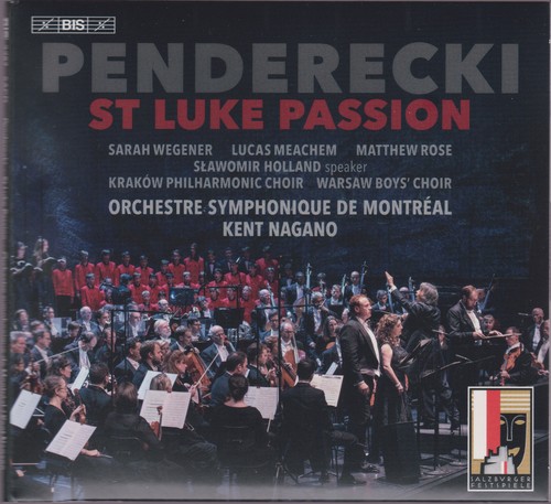 Penderecki lukas passion - penderecki:, lukas-passion