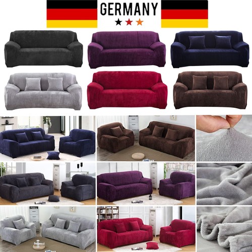 Samt plüsch sofa überwurf - sofa,