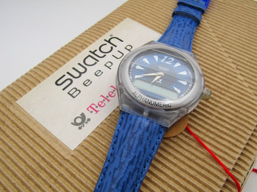 Swatch pager beep blue - pager, up