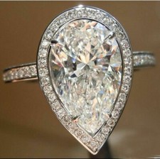 Halo-Verlobungsring im