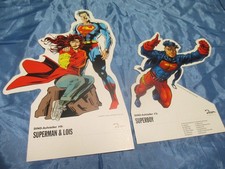 Comic Figuren , Superboy , Superman & Loi , Dino - Aufsteller  3 + 9 , DC , TOP