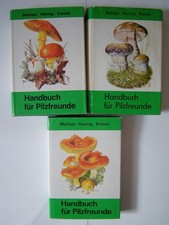 3x Handbuch für Pilzfreunde Band 3-5 DDR Pilzbücher Michael Hennig Kreisel