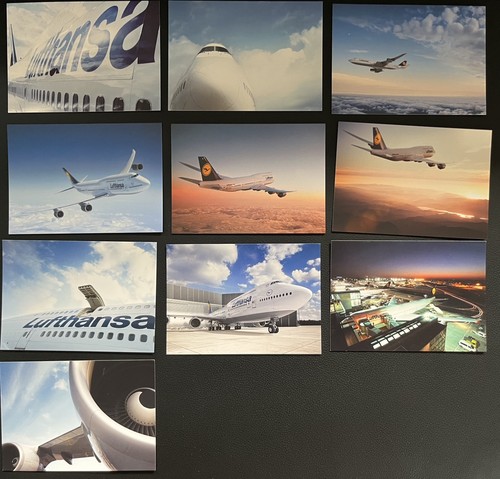 Original lufthansa postkarten - original,