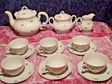 antikes Teeservice 17- teilig von Zsolnay (Ungarn)  ca. 1930 er Jahre