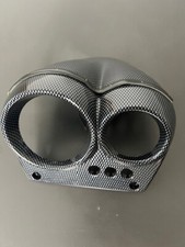 LED Tachoabdeckung Carbon-Look für Yamaha Aerox YQ50 MBK Nitro – Cockpit Blende