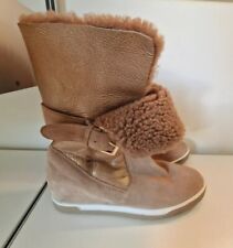 Marc Cain Boots Stiefeletten Winterstiefel NP 399, Gr. 39 NEU Lammfell