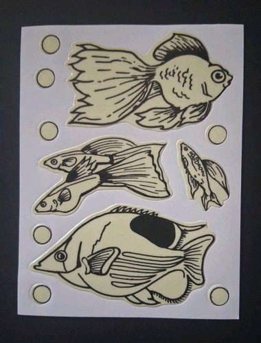 Stickeralbum sticker fische - *,