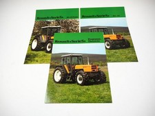 Renault 421 M - 921-4 S Traktor 3 Prospekte Programm Technische Daten ca. 1981